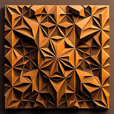 3D model geometric pattern (STL)